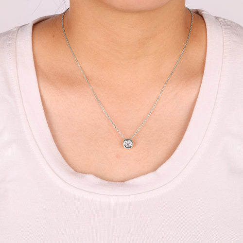 Bubble Solitaire Necklace