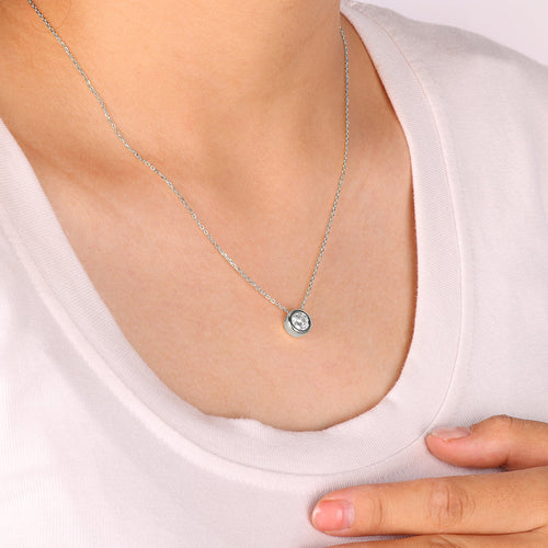 Bubble Solitaire Necklace
