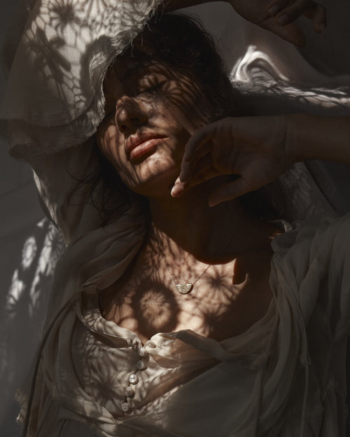 Yellow Gold Vermeil Lotus Short Necklace