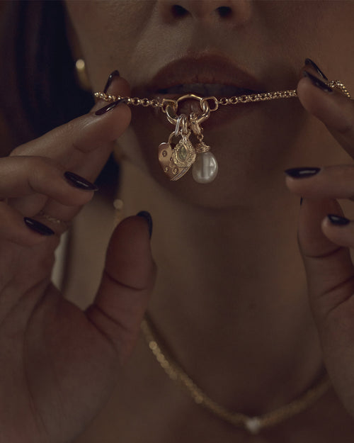 Yellow Gold Vermeil Horizon Annex Link Necklace