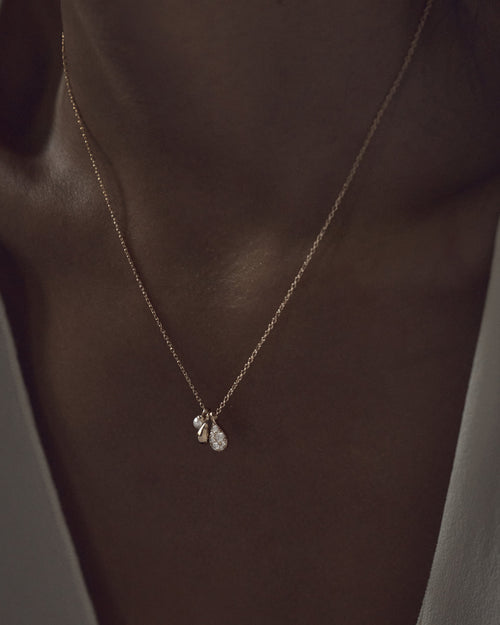 Yellow Gold Vermeil Ocean Mist Necklace