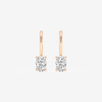 Oval Lab Grown Diamond Earrings