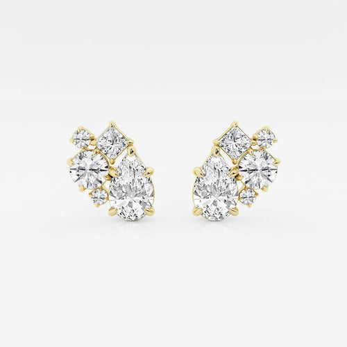 Five Stone Earrings