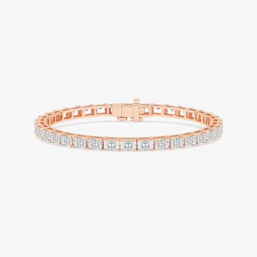 Radiant Lab Grown Diamond East-West Tennis Bracelet