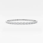 Pear Lab Grown Diamond Flex Bangle Bracelet