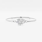 Multi-Shape Lab Grown Diamond Five Stone Bolo Bracelet