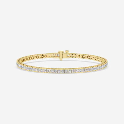 Princess Lab Grown Diamond Tennis Bracelet