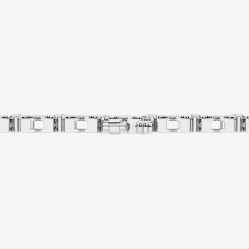 Round Lab Grown Diamond X+O Bracelet