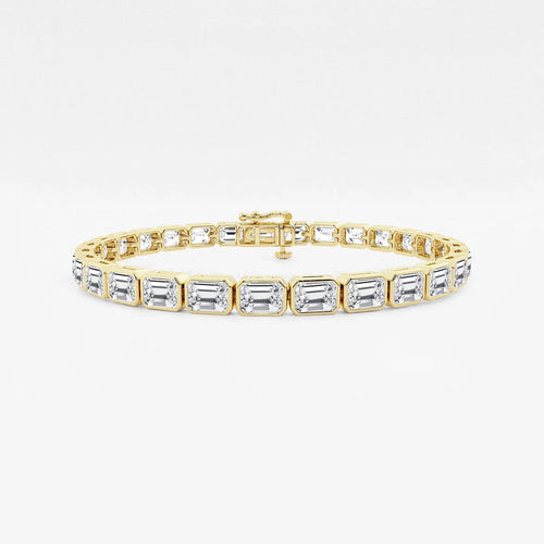 Emerald Lab Grown Diamond East-West Bracelet
