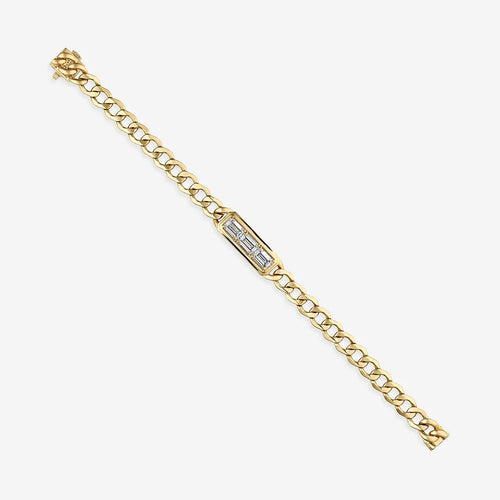 Emerald Lab Grown Diamond Bracelet