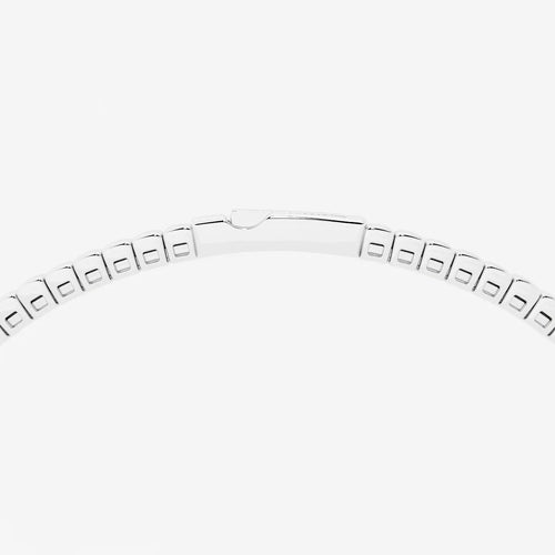 Round Lab Grown Diamond Flex Bangle Bracelet