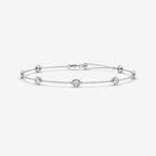 Round Lab Grown Diamond Anklet