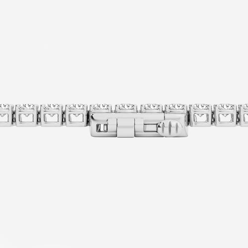 Round Lab Grown Diamond Petite Tennis Bracelet