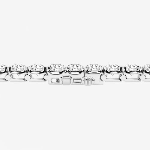 Round Lab Grown Diamond Four-Prong Tennis Bracelet