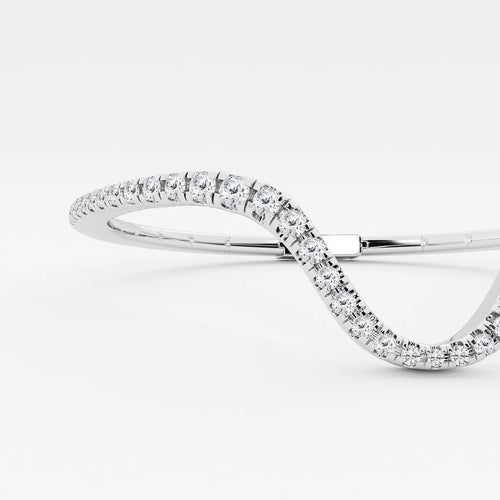 Curve River Bangle Bracelet