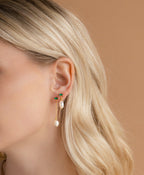 Mismatched Custom Baguette Birthstone Earrings