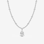 Pear Lab Grown Diamond Necklace