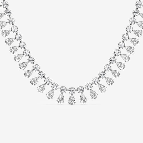 Pear Lab Grown Diamond Choker Necklace