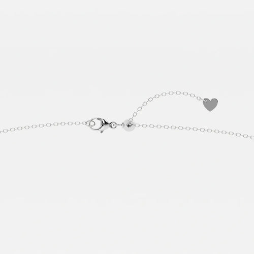 Multi-Shape Lab Grown Diamond Bezel Five Stone Pendant