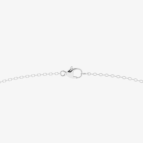 Round Lab Grown Diamond Two Stone Pendant with Adjustable Chain