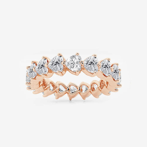 Heart Lab Grown Diamond Eternity Band