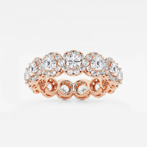 Round Lab Grown Diamond Eternity Band