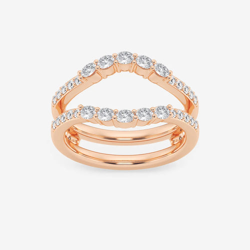Oval Lab Grown Diamond Ring Enhancer