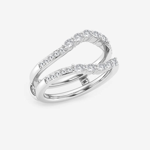 Oval Lab Grown Diamond Ring Enhancer