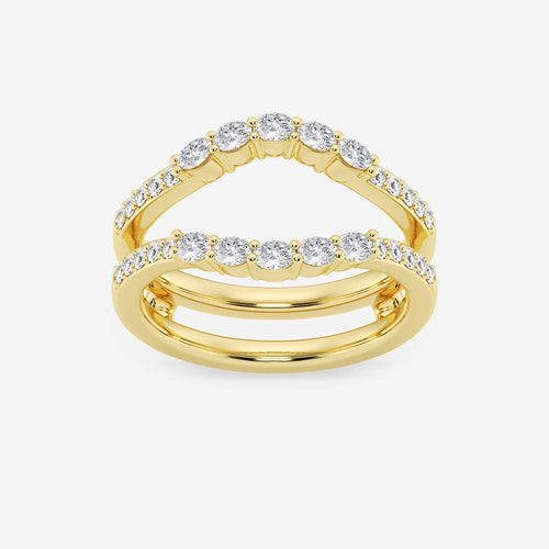 Oval Lab Grown Diamond Ring Enhancer