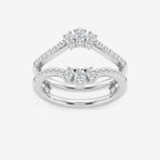 Oval Lab Grown Diamond Ring Enhancer