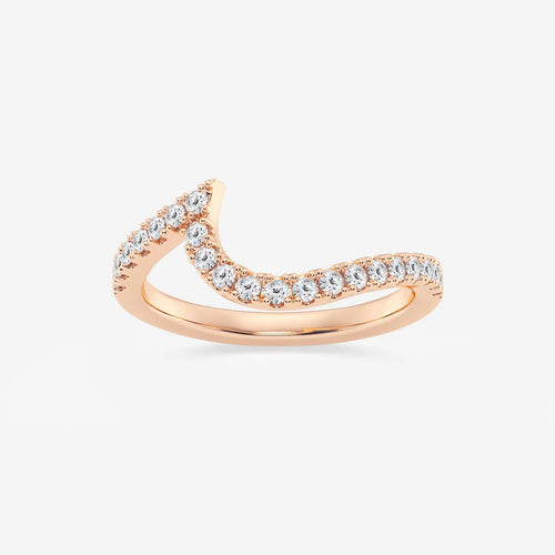 Round Lab Grown Diamond Wedding Band