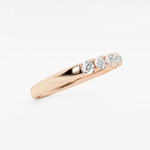 Round Lab Grown Diamond Seven-Stone Anniversary Band
