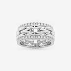 Round Lab Grown Diamond Link Band