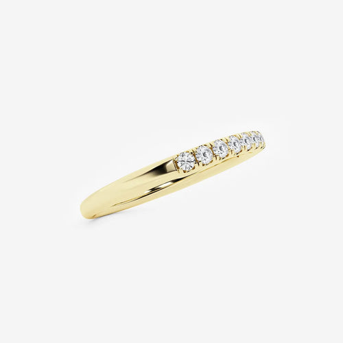 Round Lab Grown Diamond Eleven-Stone Wedding Band