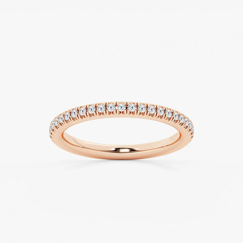 Round Lab Grown Diamond Wedding Band