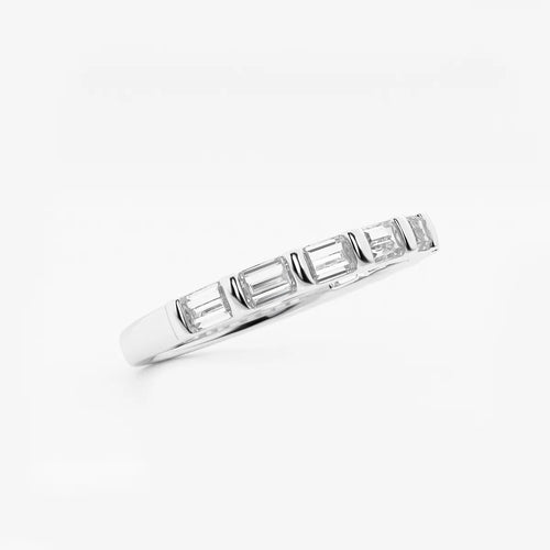 Baguette Lab Grown Diamond Wedding Band