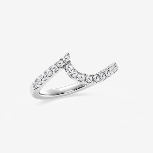 Round Lab Grown Diamond Wedding Band