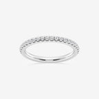 Round Lab Grown Diamond V Prong Wedding Band