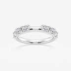 Emerald Lab Grown Diamond Wedding Band