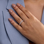 Cushion Lab Grown Diamond Eternity Band