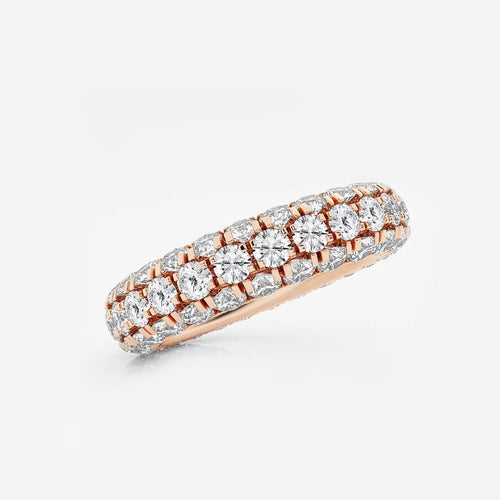 Round Lab Grown Diamond Eternity Band