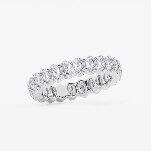 Oval Lab Grown Diamond Eternity Band