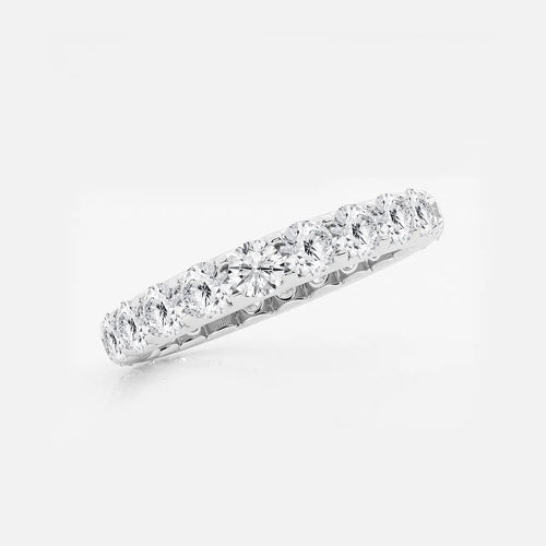 Round Lab Grown Diamond Eternity Band
