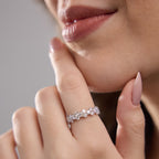 Round Lab Grown Diamond Eternity Band