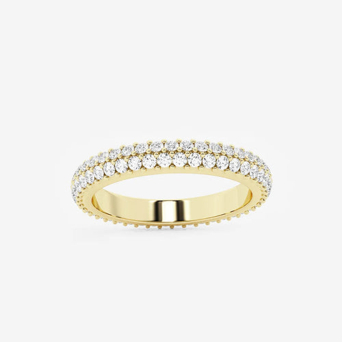 Round Lab Grown Diamond Bold Eternity Band