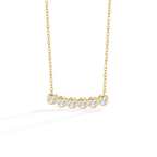 Classic Bezel-Set Diamond Necklace