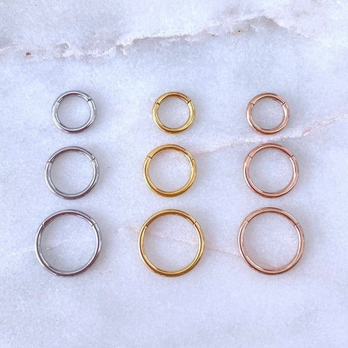 Classic Cartilage Hoop Earrings | 16g