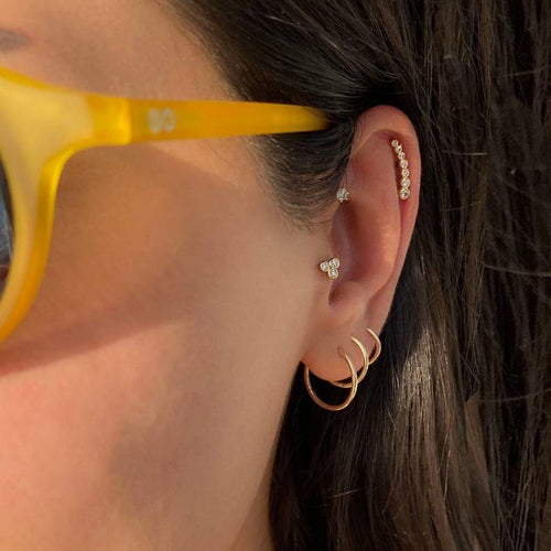 Classic Cartilage Hoop Earrings | 16g