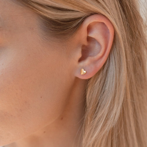 Classic Heart Studs