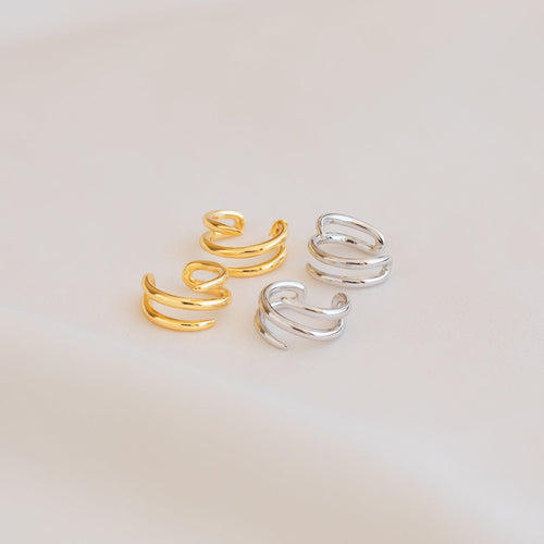Claw Hoop Ear Cuff Pair